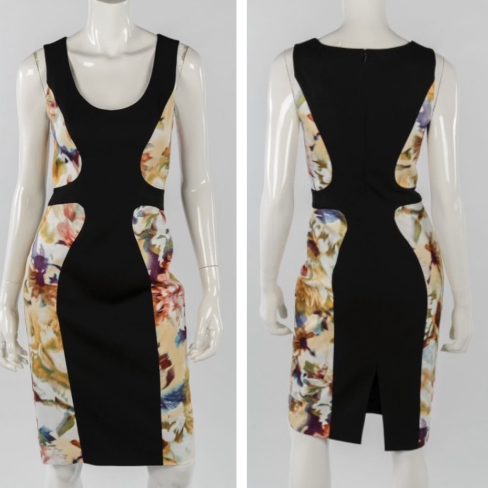 Black Halo Silhouette Dress
